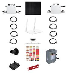 Grid-Tie Solar Power Kit With 3,200 Watts of REC Modules and Hoymiles HMS-2000-4T Microinverters