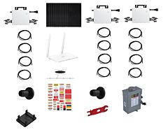 Grid-Tie Solar Power Kit With 4,800 Watts of REC Modules and Hoymiles HMS-2000-4T Microinverters