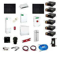 NAZ Schneider Electric Grid Interactive/Off-Grid Solar Electric Kit with 6.4kW of Solar Modules