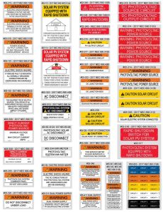 PV Labels 05-517 Value Pack 55 PCS (NEC2017)