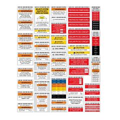 PV Labels 05-523 VALUE PACK 88 pcs (2023 NEC)