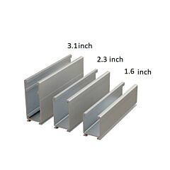 Tamarack Solar 90545 Flush Mount 93 Inches of 3.1" Mill Finish Rail