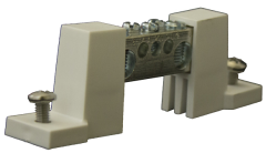 Outback STBB-White Short Terminal Bus Bar With White Insulators